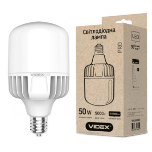 Светодиодная лампа VIDEX A118 50W E40 5000K 220V (24310) ТОП в Николаеве