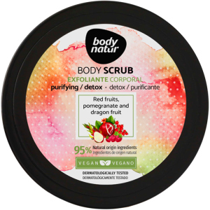 Скраб для тела Body Natur Body Scrub Red fruits Pomegranate and Dragon fruit 200 мл (8414719408095) ТОП в Николаеве