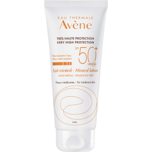 Сонцезахисне молочко мінеральне Avene SPF 50+ для гіперчутливої ​​шкіри 100 мл (3282779355872) ТОП в Миколаєві