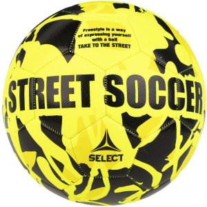 М'яч футбольний Select Street Soccer (102) №4.5 Yellow-Black (5703543232895) краща модель в Миколаєві