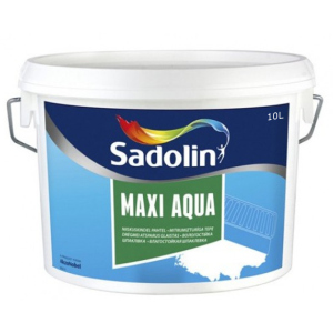 Шпатлевка акриловая SADOLIN MAXI AQUA влагостойкая голубая 10л лучшая модель в Николаеве