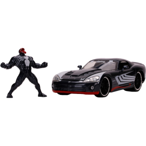 Машина металлическая Jada Марвел Человека-Паук Dodge Viper SRT10 (2008) + фигурка Венома 1:24 (253225015) (4006333070457) лучшая модель в Николаеве