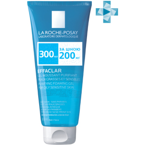 Гель-мусс La Roche-Posay Effaclar для очищения жирной проблемной кожи лица 300 мл (3337875549486) ТОП в Николаеве