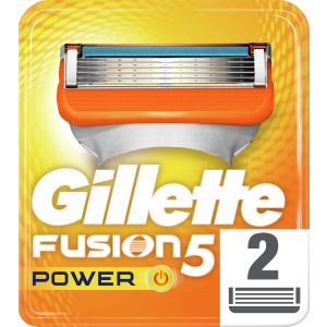 Змінні картриджі для гоління (леза) чоловічі Gillette Fusion5 Power 2 шт (7702018877560) краща модель в Миколаєві