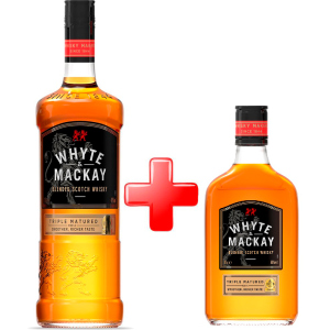 Віскі Whyte&amp;Mackay 1 л 40% + Віскі Whyte&amp;Mackay 0.35 л 40% (5010196348263) краща модель в Миколаєві