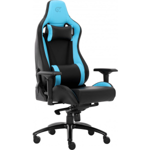 Кресло геймерское GT RACER X-0814 Black/Light Blue в Николаеве