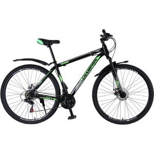 Велосипед Champion Spark 29" 19.5" Black-green-white (29ChWS21-003252) ТОП в Николаеве