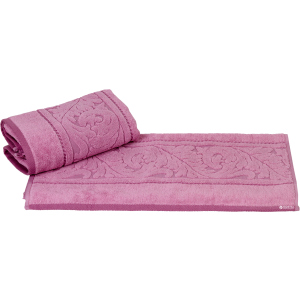 Махровое полотенце с жаккардовым бордюром Hobby Sultan 70x140 Pink (8693675947552) лучшая модель в Николаеве