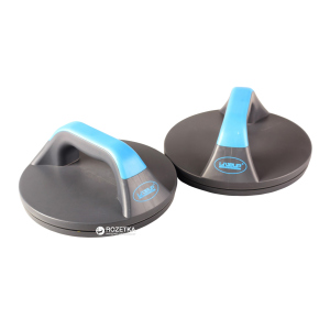 Упори для віджимання LiveUp Push Up Pro 19.5х9 см Blue-Grey (LS9411) ТОП в Миколаєві