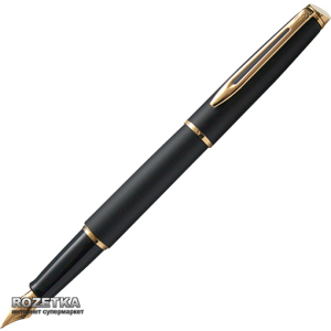 Ручка перьевая Waterman Hemisphere Matte Black FP Синяя Черный корпус (12 003) в Николаеве
