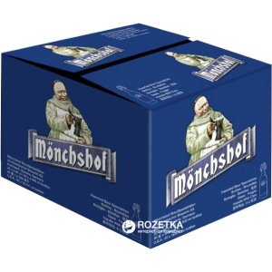 Упаковка пива Monchshof Schwarzbier темне фільтроване 4.9% 0.5 л x 20 шт (4082100002104) ТОП в Миколаєві