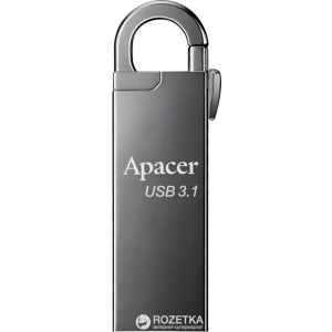 Apacer AH15A 128GB USB 3.1 Ashy (AP128GAH15AA-1) лучшая модель в Николаеве