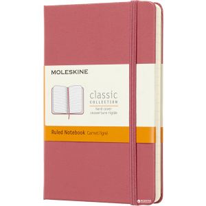 Записная книга Moleskine Classic 9 х 14 см 192 страницы в линейку Пастельно-розовый (8058341715277) ТОП в Николаеве