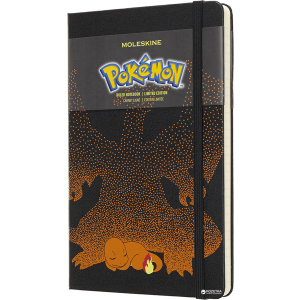 Записная книга Moleskine Pokemon 13 х 21 см 240 страниц в линейку Чармандер (8058341716847) в Николаеве