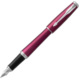 Ручка перьевая Parker Urban 17 Vibrant Magenta CT FP F Черная Красный корпус (30 511) в Николаеве