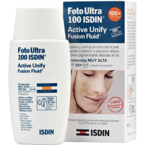 Флюид для лица Isdin Foto Ultra Active Unify / Fusion Fluid Sin Color SPF 50+ 50 мл (8470001710529) ТОП в Николаеве