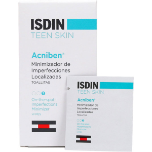 Вологі серветки Isdin Teen Skin Acniben 30 шт (8470001509833) ТОП в Миколаєві