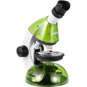 Мікроскоп Sigeta Mixi з адаптером для смартфона (40x-640x) Green (65912) ТОП в Миколаєві