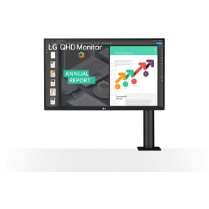 Монитор 27" LG QHD Ergo 27QN880-B USB Type-C