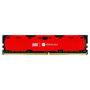 Оперативна пам'ять Goodram DDR4-2400 16384MB PC4-19200 Iridium Red (IR-R2400D464L17/16G) ТОП в Миколаєві