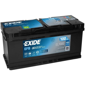 купить Автомобильный аккумулятор Exide EFB 6СТ-100 Евро 100 Ач (EL1000)