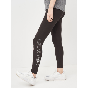 Спортивные леггинсы Puma Rebel High 7 8 Leggings 58583651 L Black-Untamed (4063697323773) лучшая модель в Николаеве