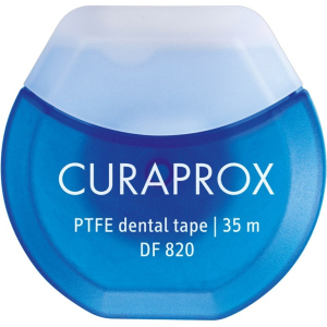 Зубна нитка Curaprox тефлонова з хлоргексидином 35 м (7612412820003/7612412428285) ТОП в Миколаєві