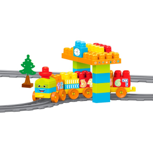 купити Конструктор Wader Baby Blocks Train Set Мої перші кубики Залізниця 224 см 58 елементів (41470) (5900694414709)