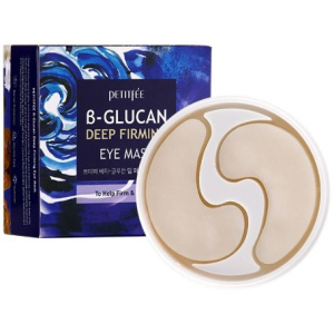 Супер зміцнюючі патчі під очі Petitfee B-Glucan Deep Firming Eye Mask з бета-глюканом 60 шт (8809508850504) ТОП в Миколаєві