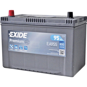 хороша модель Автомобільний акумулятор Exide Premium 6СТ-95 95 Ач (+/-) Asia 800 А (EA955)