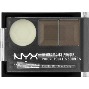 Набор для макияжа бровей NYX Professional Makeup Eyebrow Cake Powder 03 Taupe / Ash 2.64 г (800897123888)