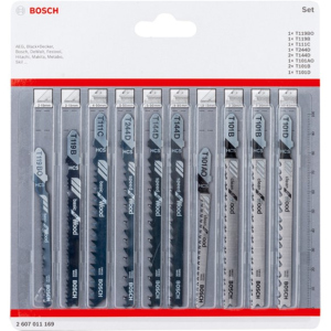 Пильные полотна для лобзика Bosch Wood 10 шт (2607011169) лучшая модель в Николаеве