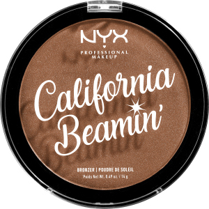 Пудра-бронзер для обличчя та тіла NYX Professional Makeup California Beamin Face & Body Bronzer 04 Golden State 14 г (800897188122) надійний