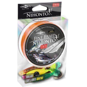 Шнур Mikado Nihonto Fine Braid 150 м 0.25 мм 20.90 кг Orange (Z19O-025) краща модель в Миколаєві