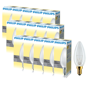 Лампа накаливания Philips 40W E14 230V B35 FR 1CT/10X10F (926000006933R) 15 шт лучшая модель в Николаеве