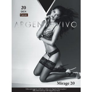 Панчохи Argentovivo Mirage 20 Den 3/4 р Caramello (8051403068434) краща модель в Миколаєві