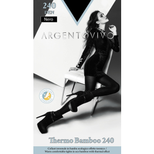 Колготки Argentovivo Thermo Bamboo 240 Den 5 р. Nero (8051403076194)