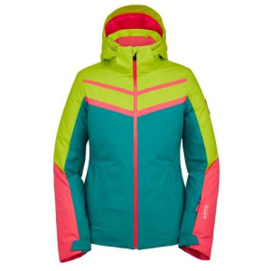 Гірськолижна куртка Spyder Captivate Gtx Infinium 38203038-442 8 Зелена з рожевим та бірюзовим (192636167605) краща модель в Миколаєві